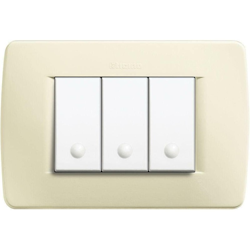 Moon - 3p ivory plate Moon - 3p ivory plate