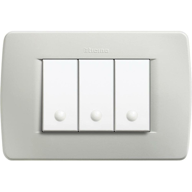 Luna - 3p light grey plate Luna - 3p light grey plate