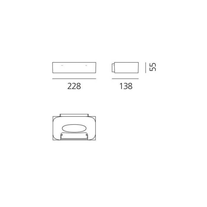 Melete Halogen White – Artemide Wall Lamp