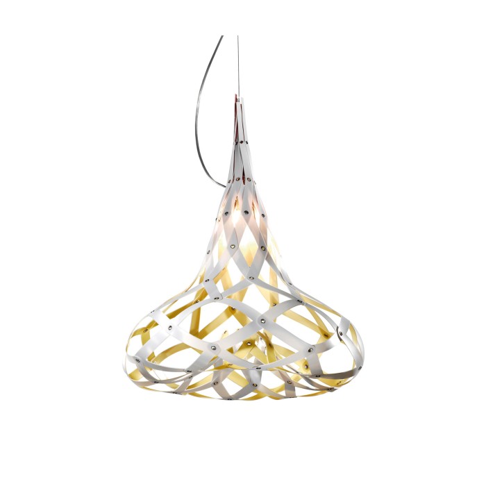 Morgana Ochre Pendant Lamp – Pendant Lamp 45x45xh58 cm E27