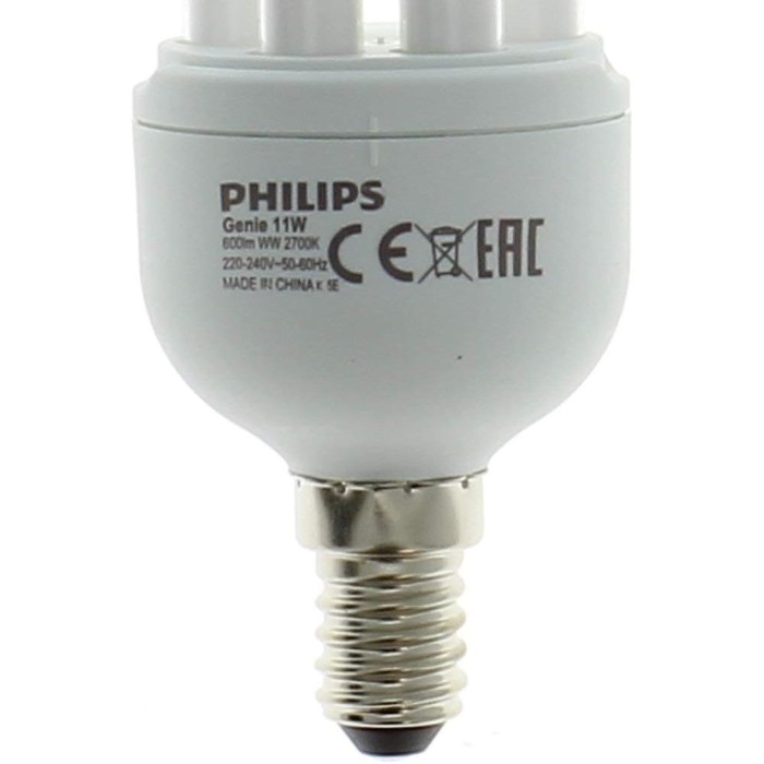 Philips Genie ES 11W WW E14 220-240V – Energy Saving Bulb