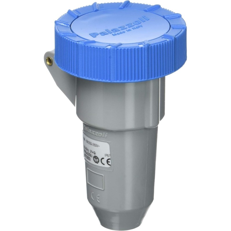 Waterproof straight mobile socket 2p+t 16a 230v 6h ip67 Waterproof straight mobile socket 2p+t 16a 230v 6h ip67