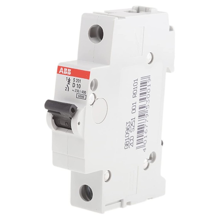 S201 d10 circuit breaker 6ka 1p
