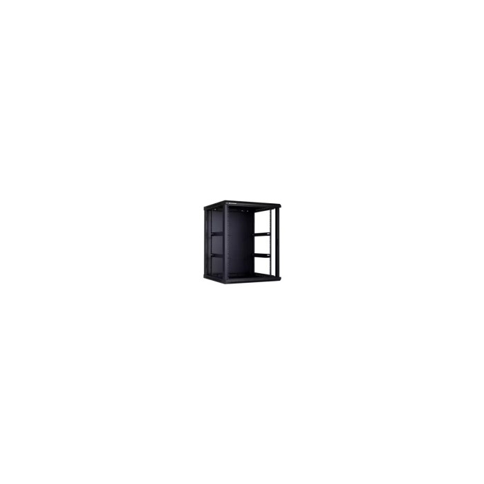 19 inch 15u wall rack black 60x60x77
