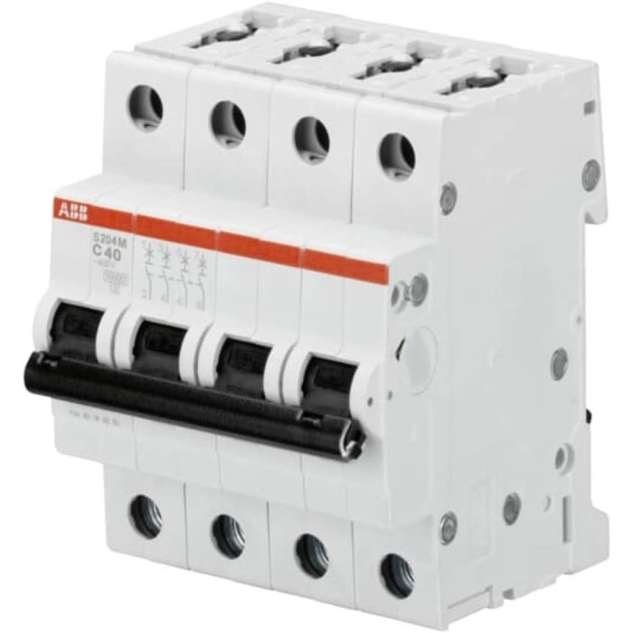 S204m c25 circuit breaker 10ka 4
