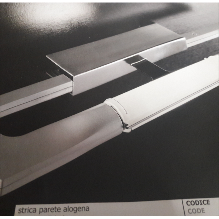 Strica wall/ceiling lamp 54w grey aluminium