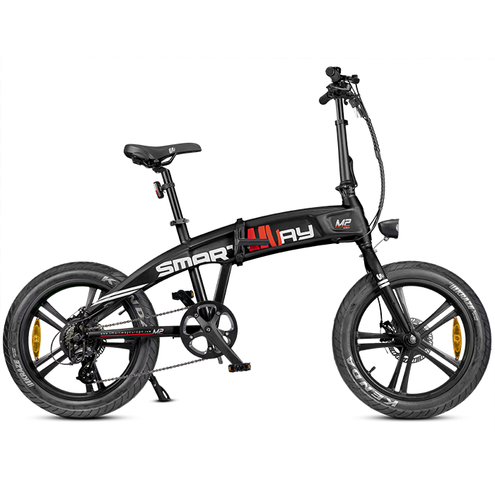 Folding e-bike smartway m2 black 20'' 36v 250w 10.4ah