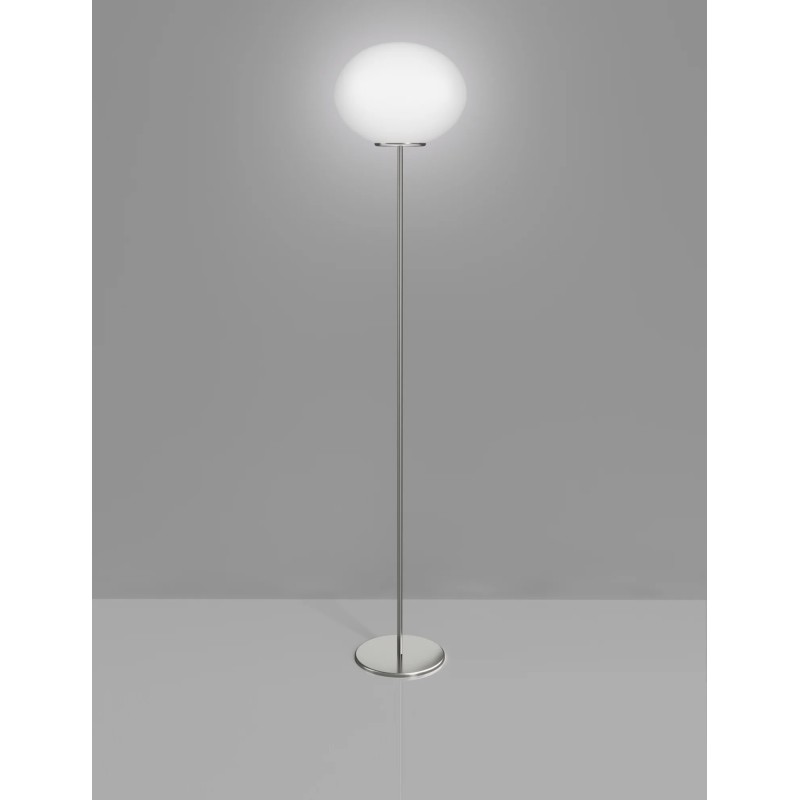 Lucciola medium floor lamp nickel sphere b.co 1xe27 205w Lucciola medium floor lamp nickel sphere b.co 1xe27 205w