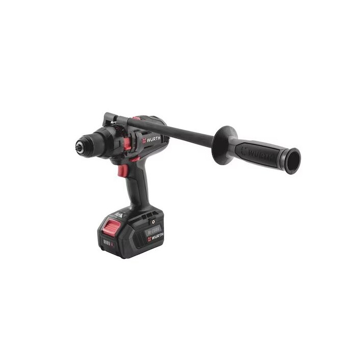 Trapano avvitatore a batteria con battente + 2 batterie