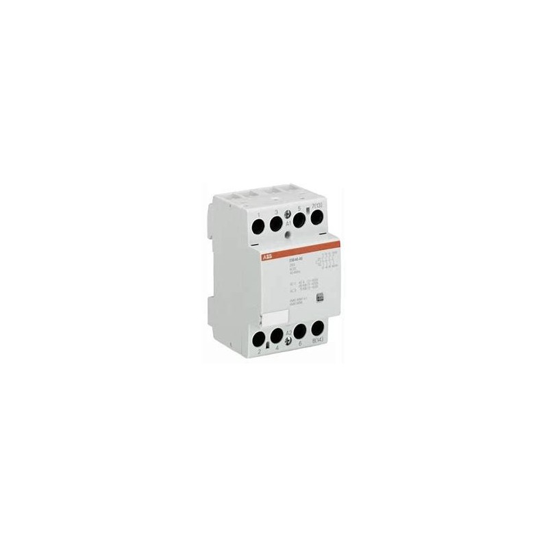 ABB ESB24-40-12 Contactor – 4 Poles, 24 A, 12V AC/DC ABB ESB24-40-12 Contactor – 4 Poles, 24 A, 12V AC/DC