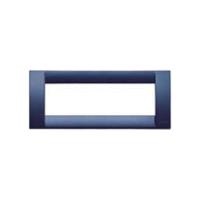 Vimar 16746.10 Placca Idea 6 Posti - Finitura in Tecnopolimero Blu