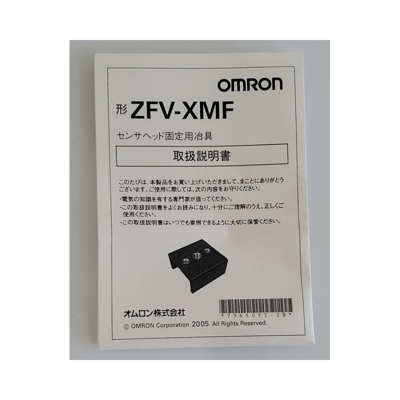 Supporto di montaggio progettato per fissare in modo sicuro le teste sensore della serie ZFV di Omron Supporto di montaggio progettato per fissare in modo sicuro le teste sensore della serie ZFV di Omron
