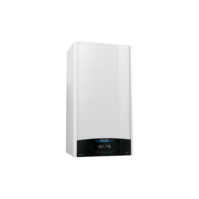 White condensing wall-mounted boiler methane or LPG class a genus one 24kw White condensing wall-mounted boiler methane or LPG class a genus one 24kw