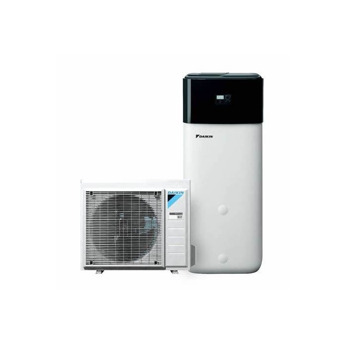 Kit pompa di calore daikin altherma 3 r ech2o compact r32 h/c 8 kw 500 l r3 ehsx08p50ef+erga08eav3h7+ekecbua3v+ekecbuco3a