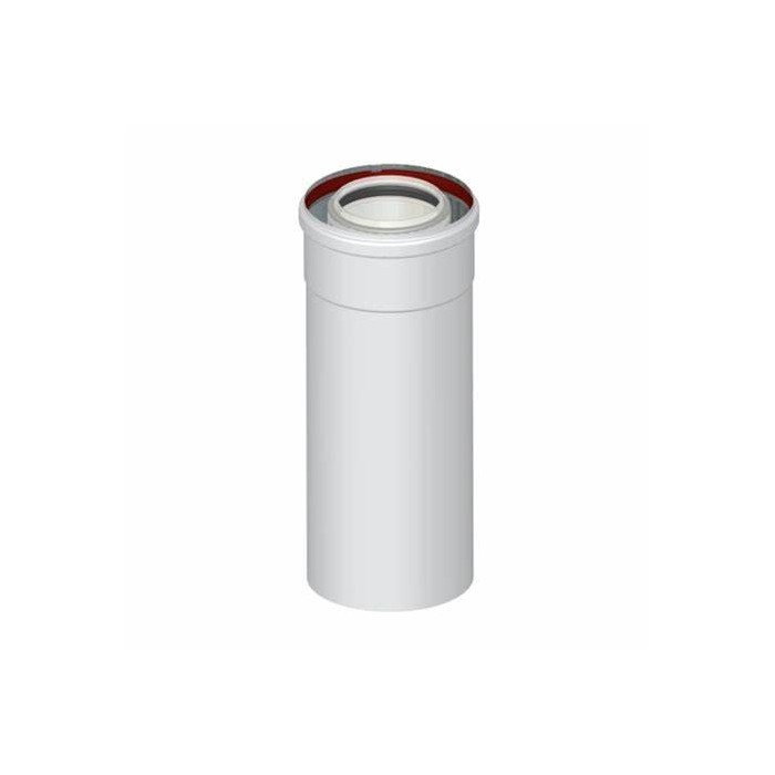 Straight 200 mm useful coaxial pp-inox