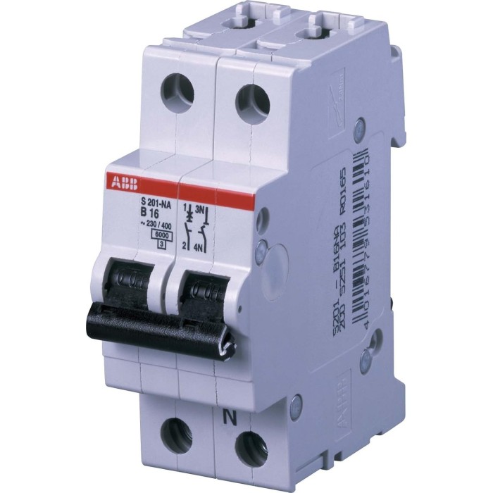 Automatic switch 2 mod. s201-c6na