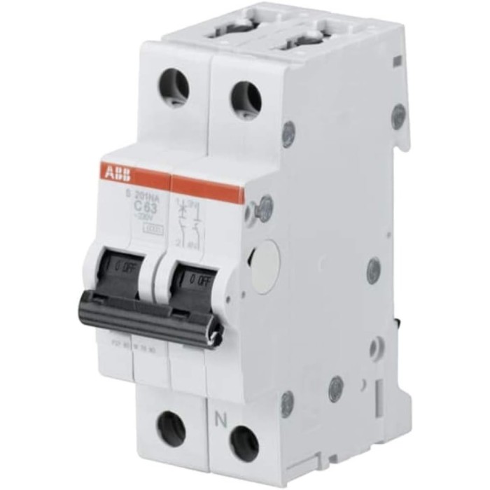 Interruttore automatico magnetotermico 6ka 1p+n.