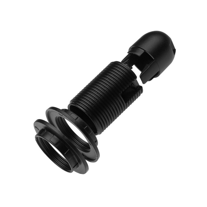 E14 threaded lamp holder with black ring E14 threaded lamp holder with black ring