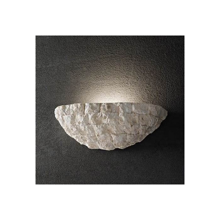 Applique covered with light stone