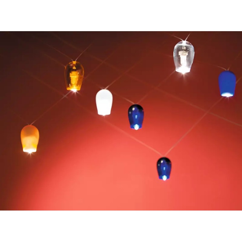 Transparent red radial pendulum 35w 12v gy6.35 Transparent red radial pendulum 35w 12v gy6.35