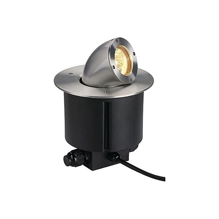 Gimble out 90 outdoor wall and floor lamp, brushed aluminum