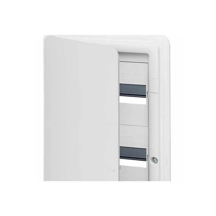 Built-in aesthetic switchboard 54m white