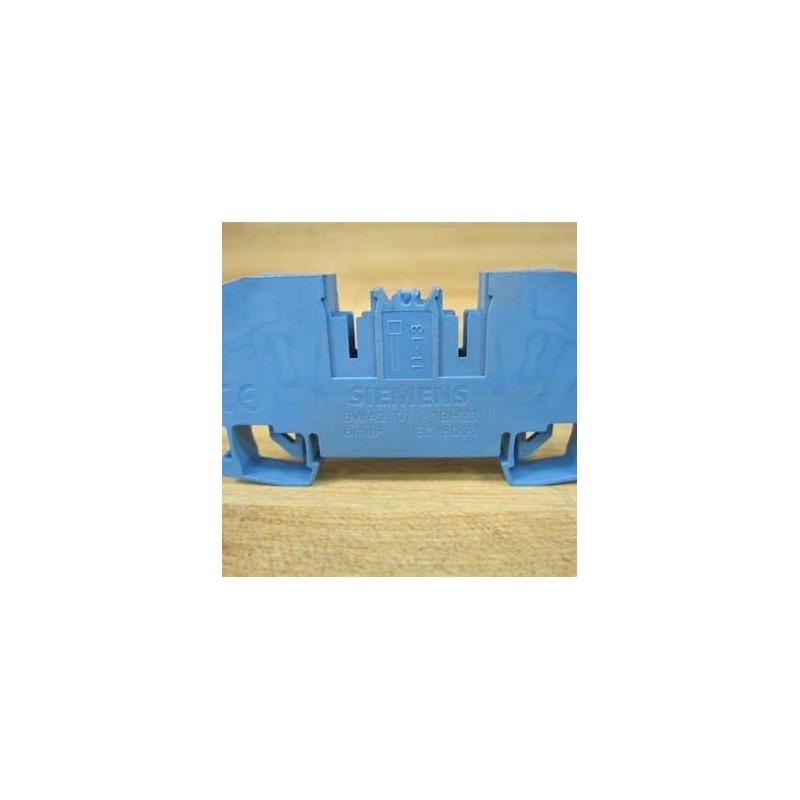 Morsetto passante in materiale termoplastico morsetti a vite su entrambi i lati morsetto singolo, blu, 8mm, grand. 6 Morsetto passante in materiale termoplastico morsetti a vite su entrambi i lati morsetto singolo, blu, 8mm, grand. 6