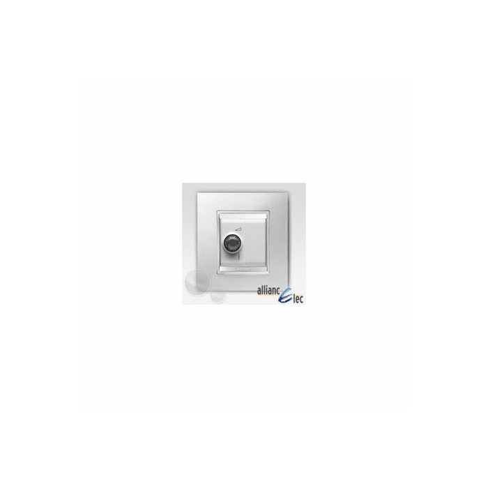 Regolatore elettronico rotativo 230v ac 50/60hz - resistivo 100-500w - 1 modulo chorus bianco