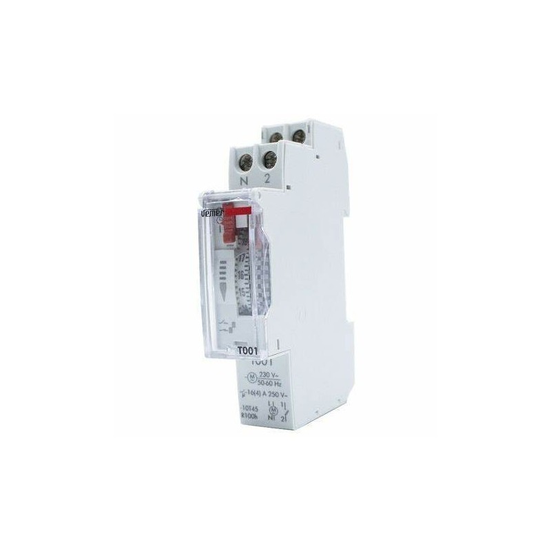 Daily electromechanical clock 1din 230v ac 100h Daily electromechanical clock 1din 230v ac 100h
