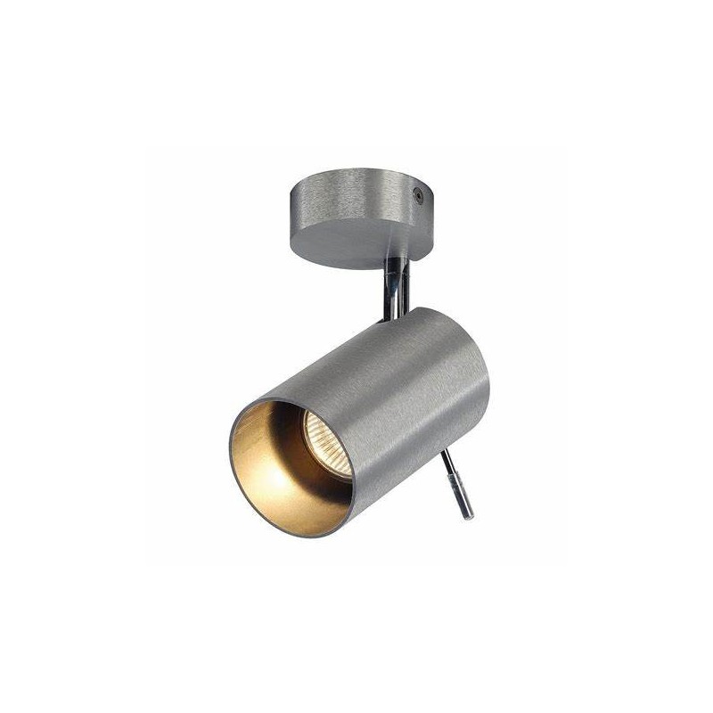 Lampada da parete e soffitto slv asto tube i, alluminio spazzolato, gu10, max.75w Lampada da parete e soffitto slv asto tube i, alluminio spazzolato, gu10, max.75w