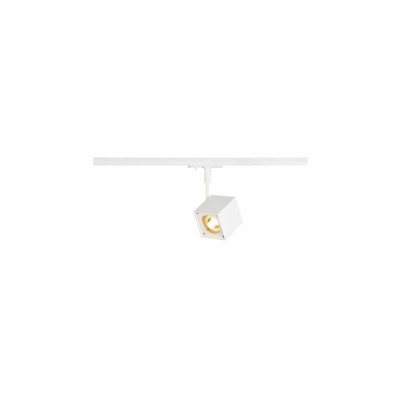 Lampada quadrata per sistema su binario altra dice spot gu10 bianco Lampada quadrata per sistema su binario altra dice spot gu10 bianco