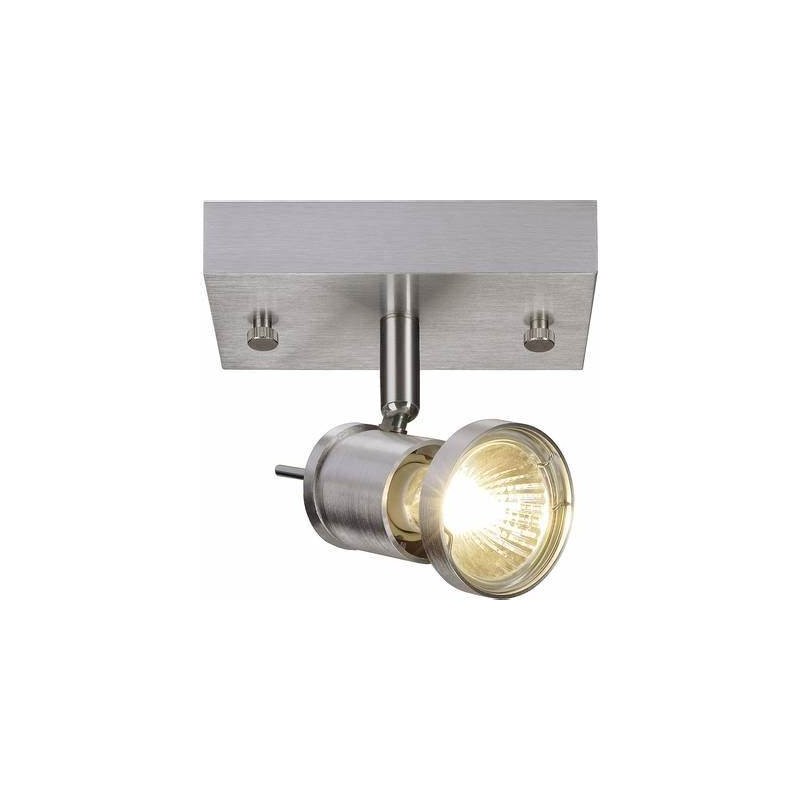 Asto 1, wall/ceiling lamp, single emission, brushed aluminium Asto 1, wall/ceiling lamp, single emission, brushed aluminium