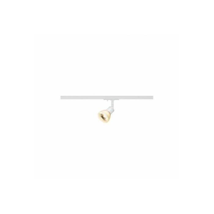 Puria, high voltage single-phase track spotlight, white