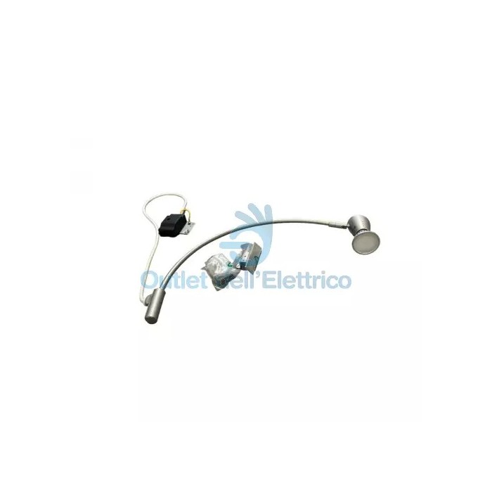Hibit display lamp, silver grey gu10
