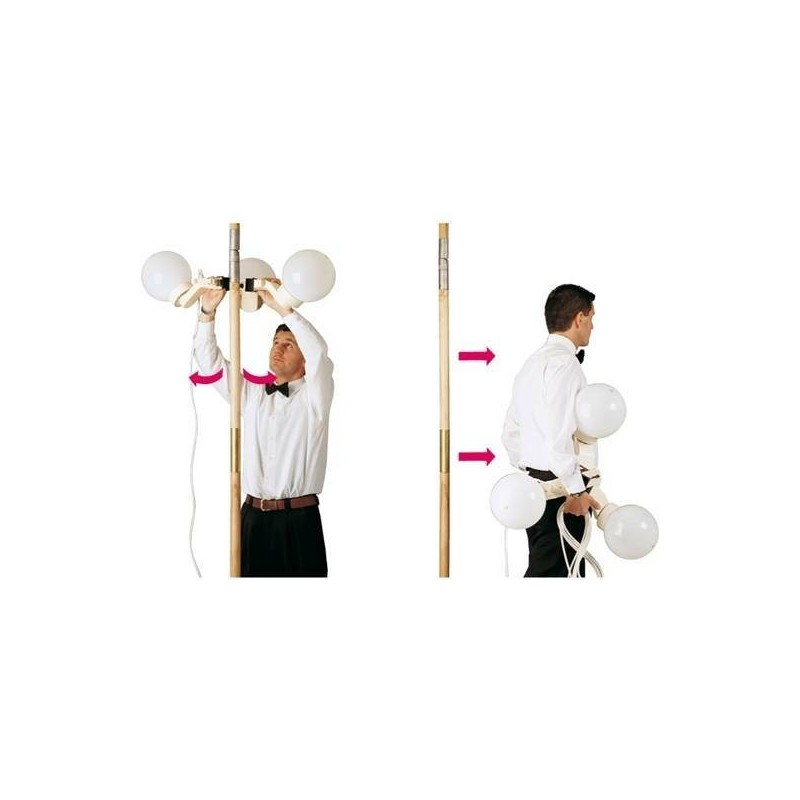 Summer time kit 3 lights for poles and umbrellas Summer time kit 3 lights for poles and umbrellas