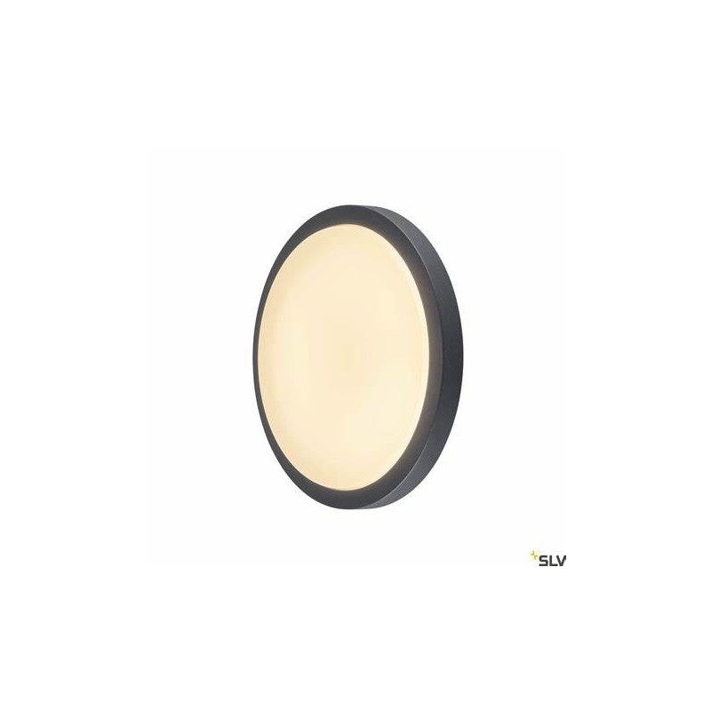 Ainos LED ceiling light 3000k round anthracite Ainos LED ceiling light 3000k round anthracite