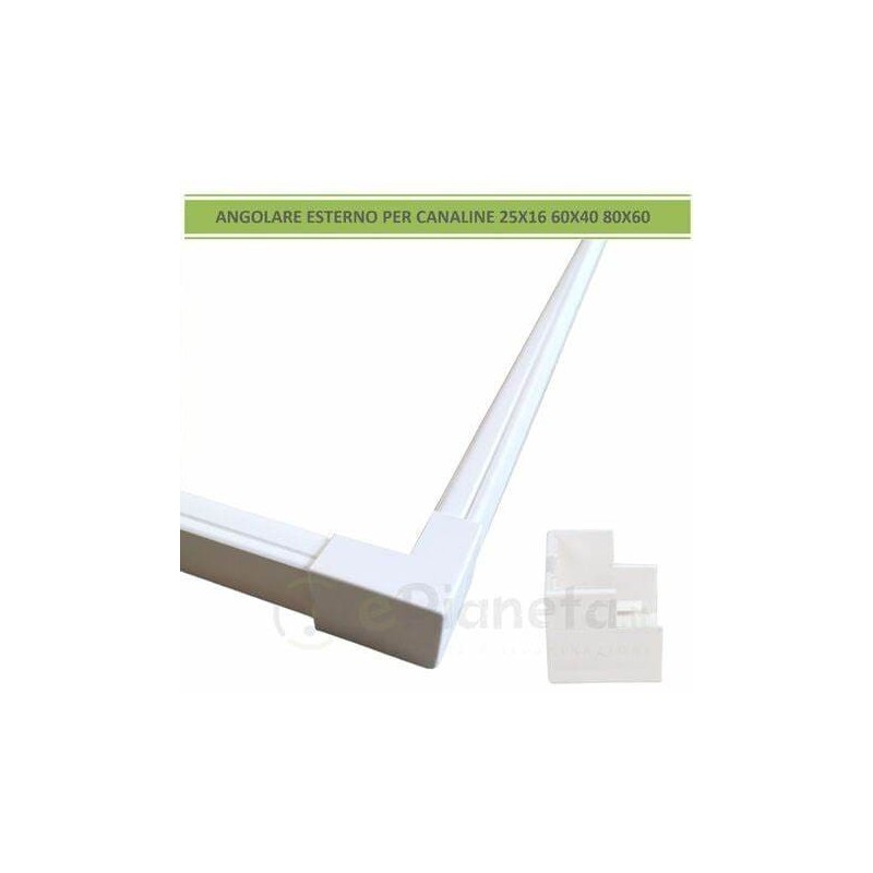 Variable external corner 60x40 white Variable external corner 60x40 white