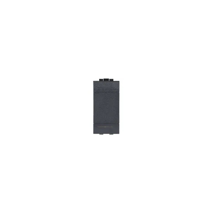 Deviatore unipolare nero compatibile bticino living classic