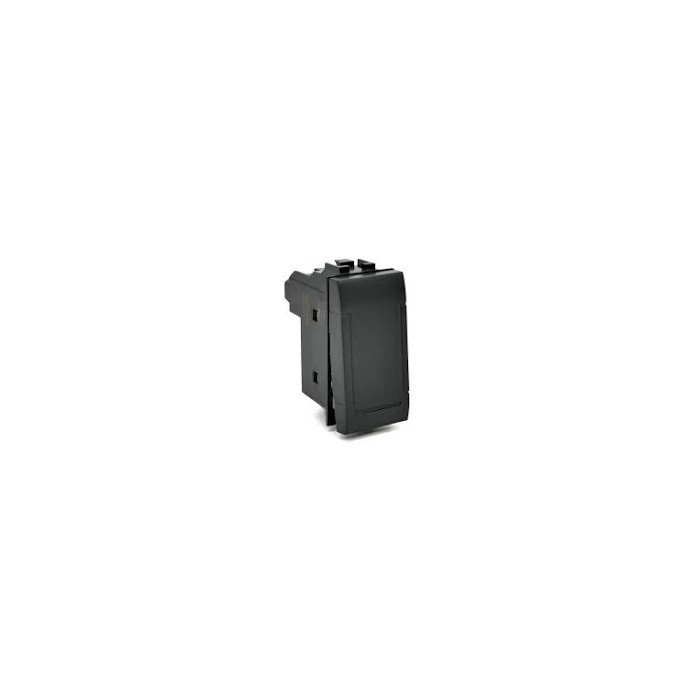Interuttore unipolare nero compatibile bticino living classic