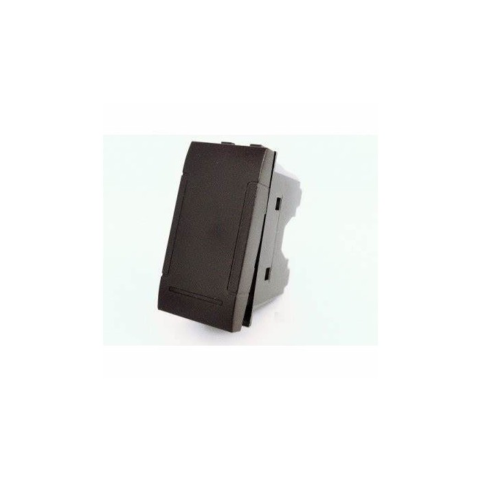 Pulsante unipolare generico nero 10a compatibile bticino living classic