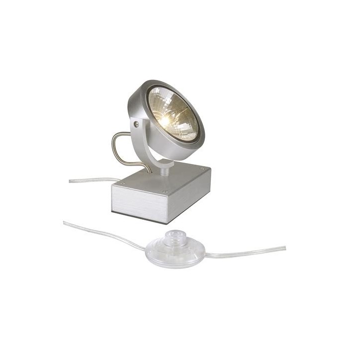 Floor lamp slv kalu floor, g53 50w aluminum