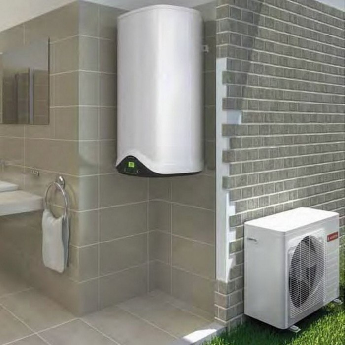 Unità interna nuos split 110  scalda acqua a pompa di calore con accumulo 110 lt