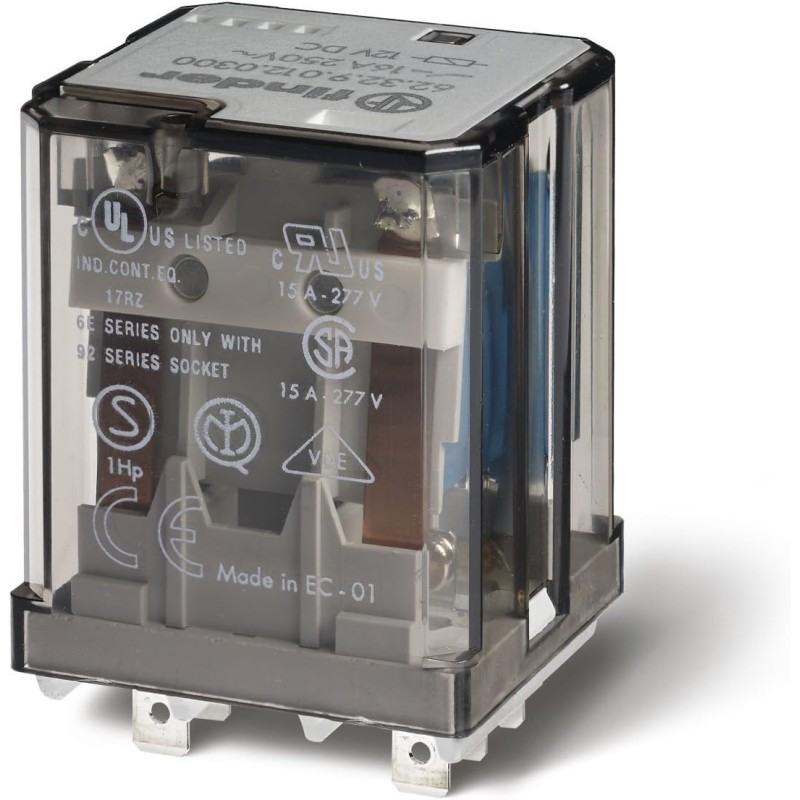 Power relay 2 contacts 16a Power relay 2 contacts 16a