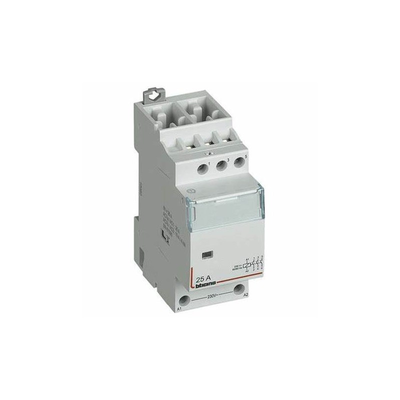 Contactor in.25a (ac-1 - ac-7a) - vn.230vac - 4 no - 2 modules Contactor in.25a (ac-1 - ac-7a) - vn.230vac - 4 no - 2 modules