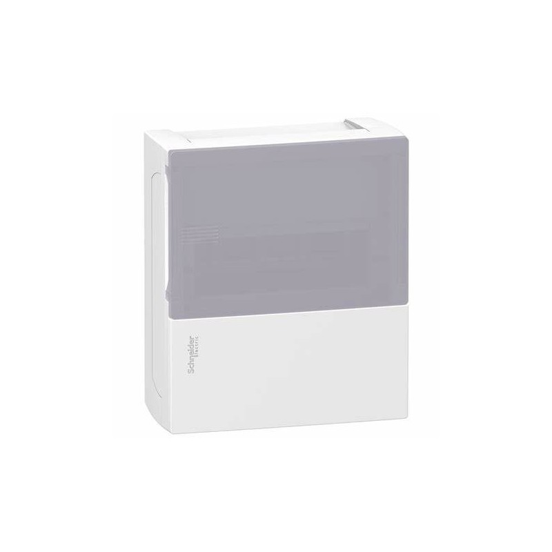 Centralino mp parete 8 moduli bianco porta traslucida Centralino mp parete 8 moduli bianco porta traslucida