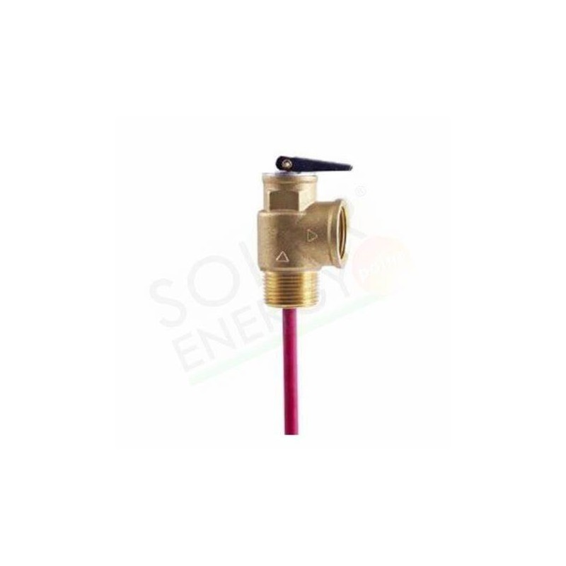 Valvola di sicurezza temp-pressione 90° Valvola di sicurezza temp-pressione 90°