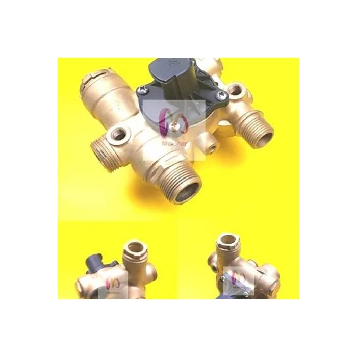 3-way valve compatible with both hot/cold and DHW systems
