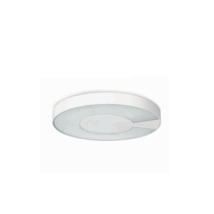 Zero tonda c 55w 2gx13 diam.37 grigio argento opaco