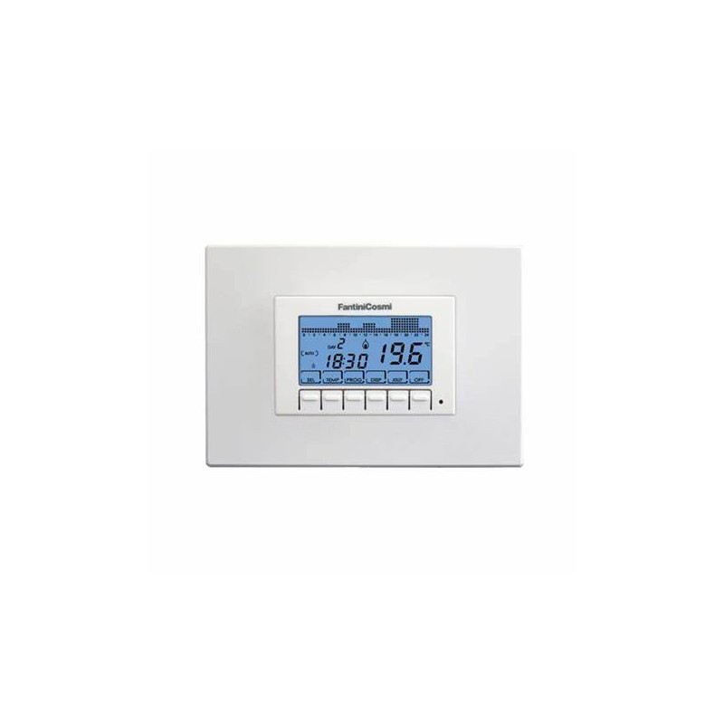 Universal weekly built-in chronothermostat with batteries fantini cosmi Universal weekly built-in chronothermostat with batteries fantini cosmi