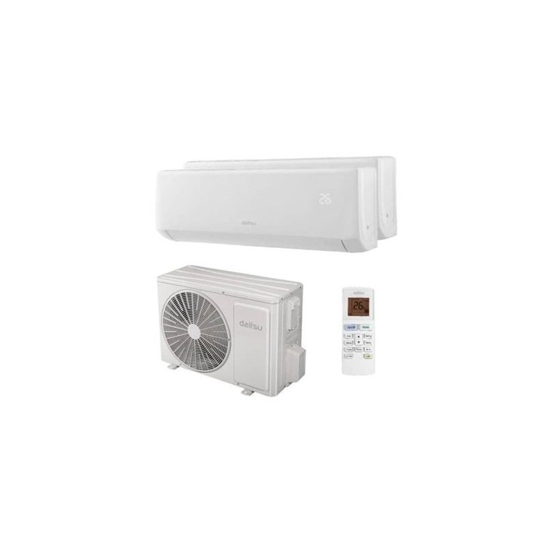 Daitsu dos-12uidn/kit 12000 btu inverter, a++/a+, bianco, wifi ready, climatizzatore monosplit Daitsu dos-12uidn/kit 12000 btu inverter, a++/a+, bianco, wifi ready, climatizzatore monosplit